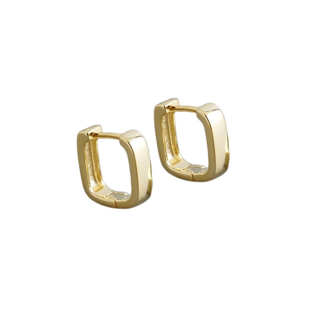 Silver gold-plated earrings