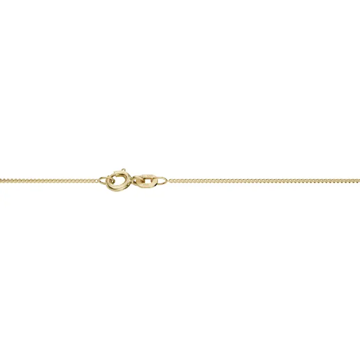 Kultainen panssariketju 0,8 mm 14K Keltakulta