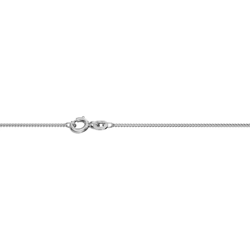 Kultainen panssariketju 1,1 mm 14K Valkokulta