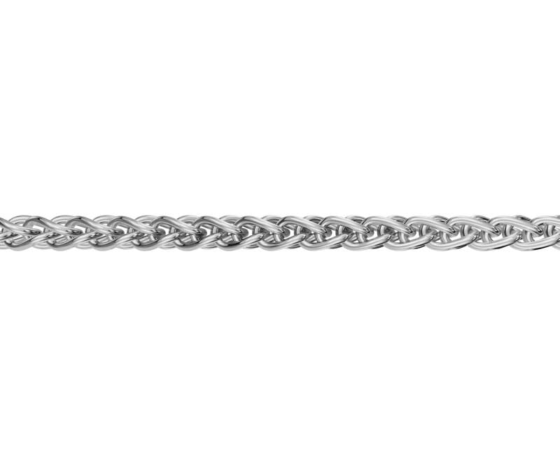 Kultainen vehnäketju 1,7 mm 14K valkokulta