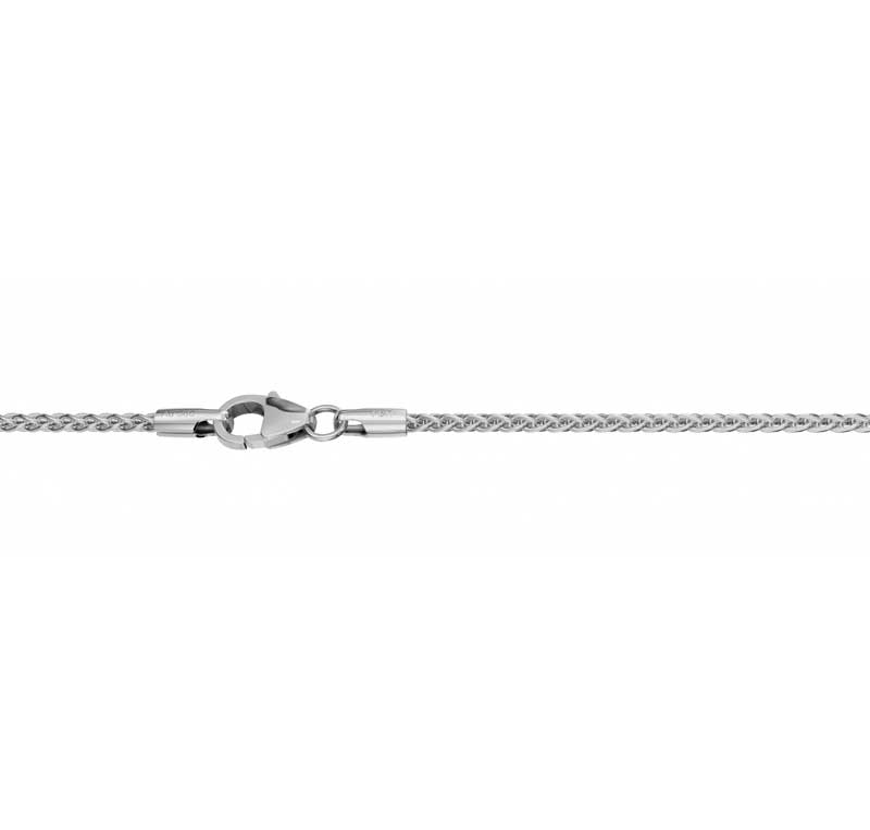 Kultainen vehnäketju 1,7 mm 14K valkokulta